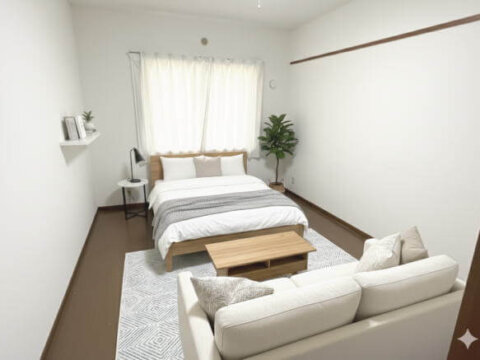 不動産の写真に映り込んだ家具・家電等を消去する方法と注意点