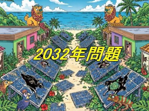 沖縄の地元の不動産業者が魂を売りまくった太陽光発電の2032年問題